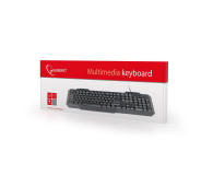 Gembird KB-UM-105 USB czarna - 402886 - zdjęcie 2